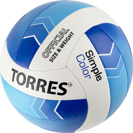 Купить Мяч волейбольный Torres Simple Color любительский р.5 в Полевское 